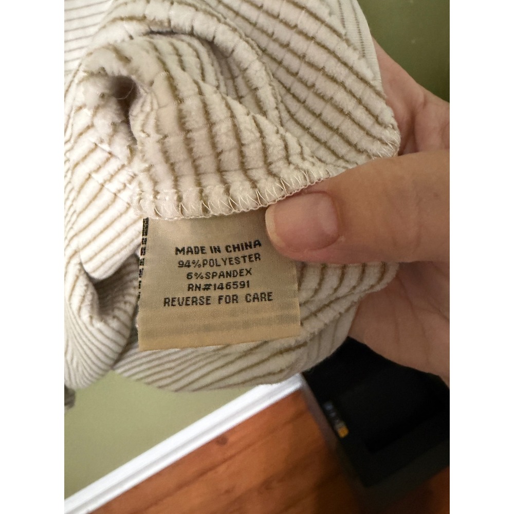 Drake Clothing Company Mens XL Striped Quarter Zip Hoodie Pullover Pockets - Picture 5 of 8